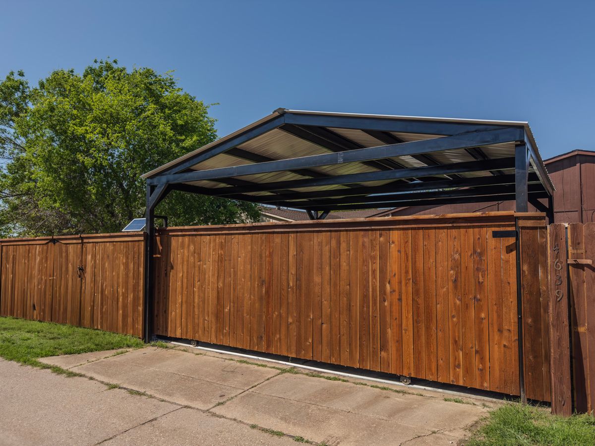 Driveway & Walkthrough Gates for Walker Custom Exteriors in Dallas, TX