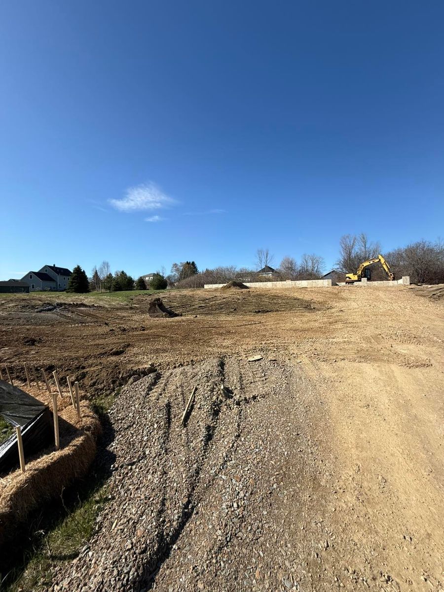 Residential & Commercial Excavation for Gray Earthworks in Levant, ME