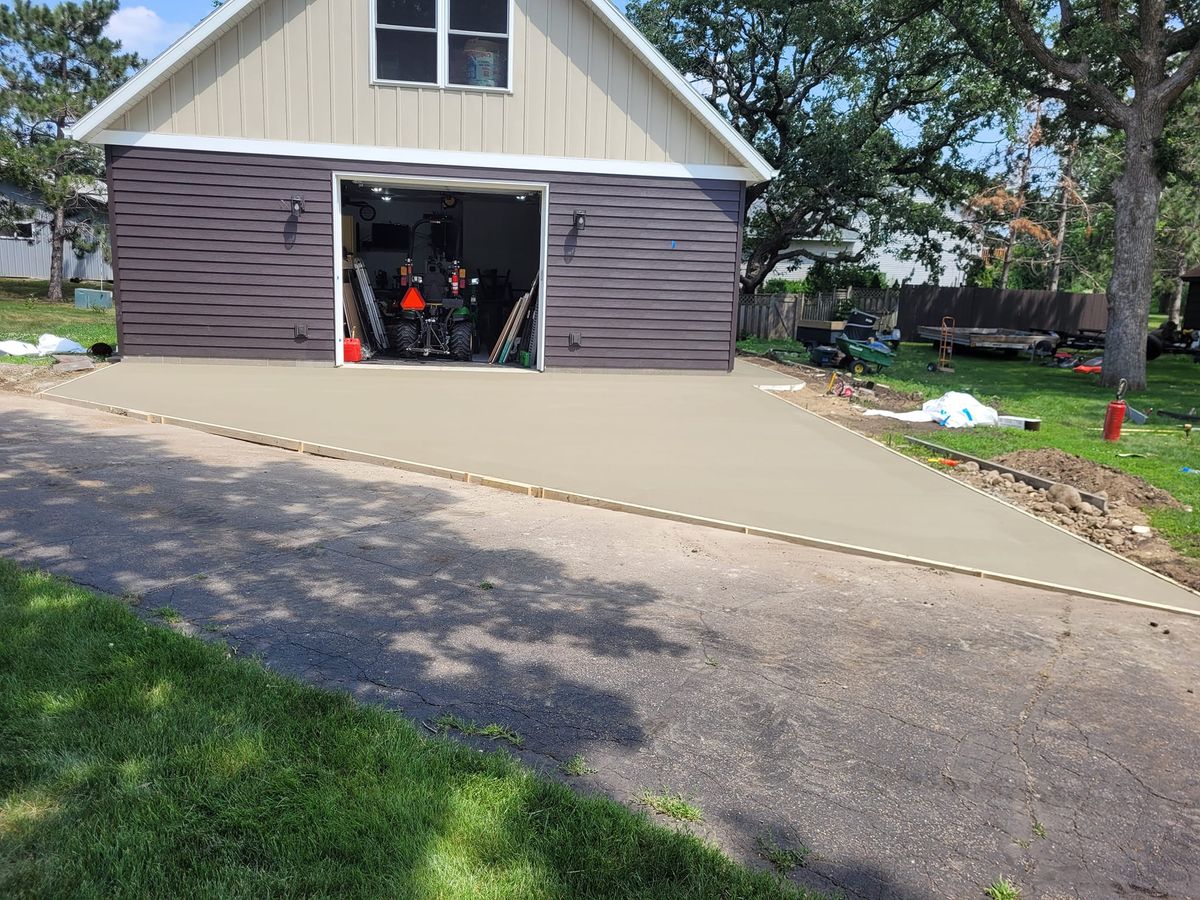 Concrete Slab Construction for Cousins Construction in Murdock, MN