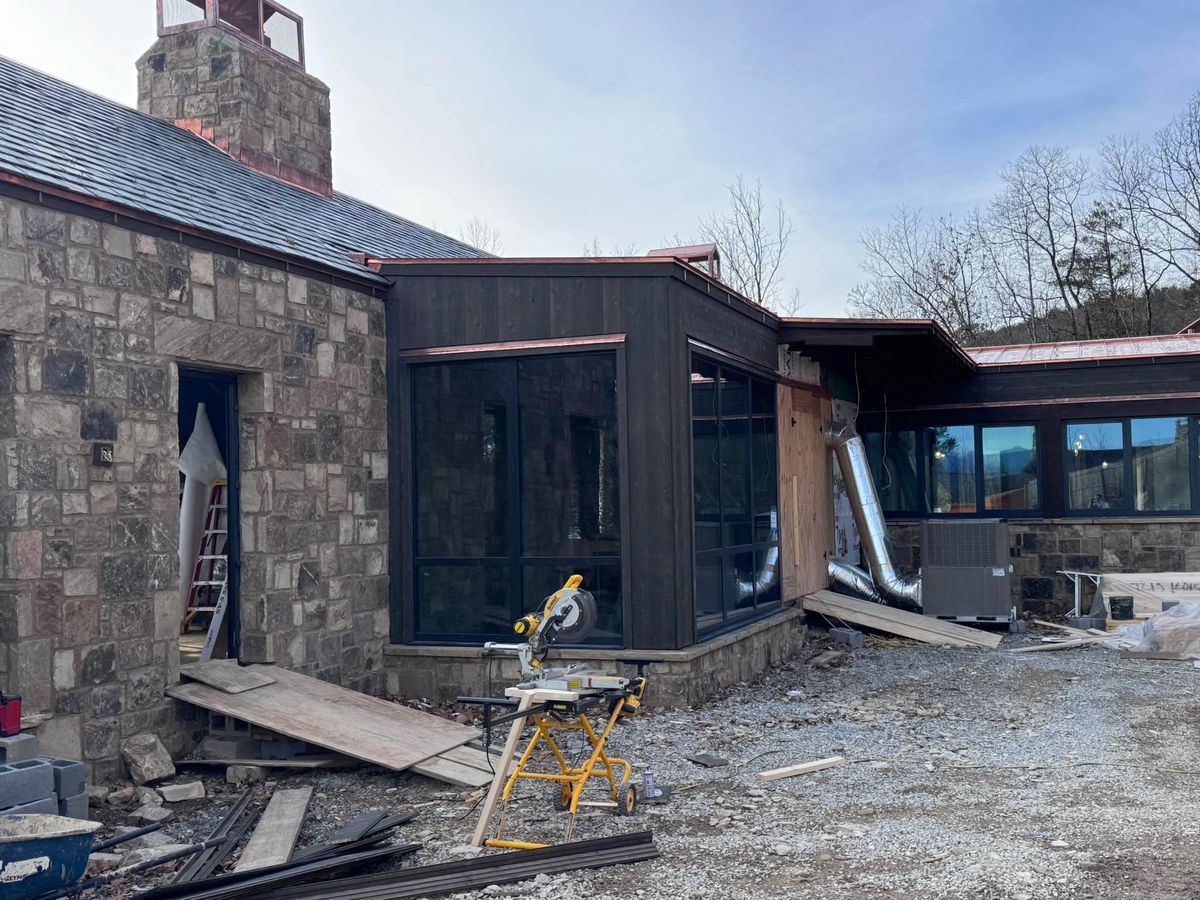 Window/ door installation for Cunningham Construction in Powell, TN