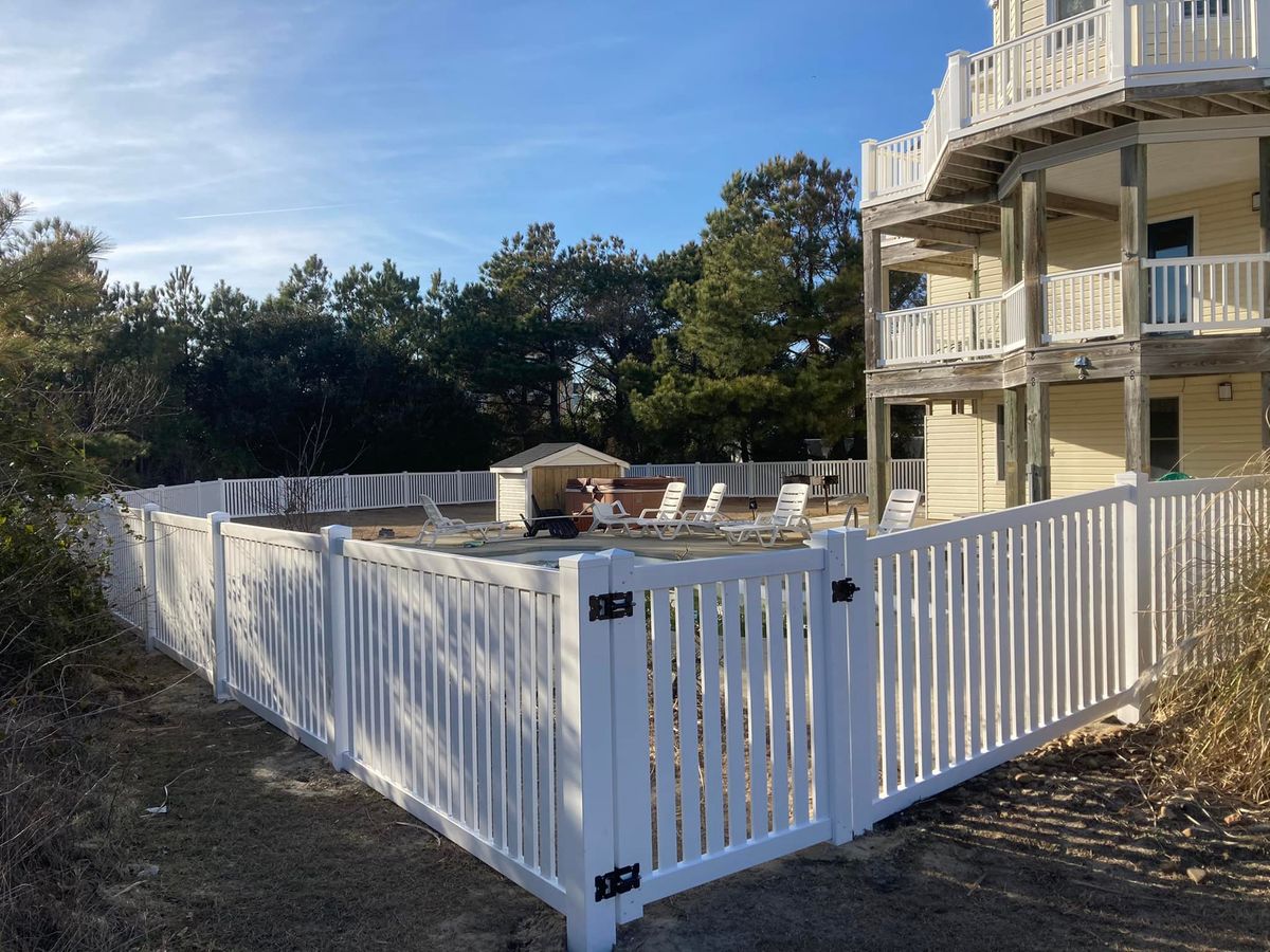 Vinyl Fencing for Sea Level Fence in Virginia Beach, VA