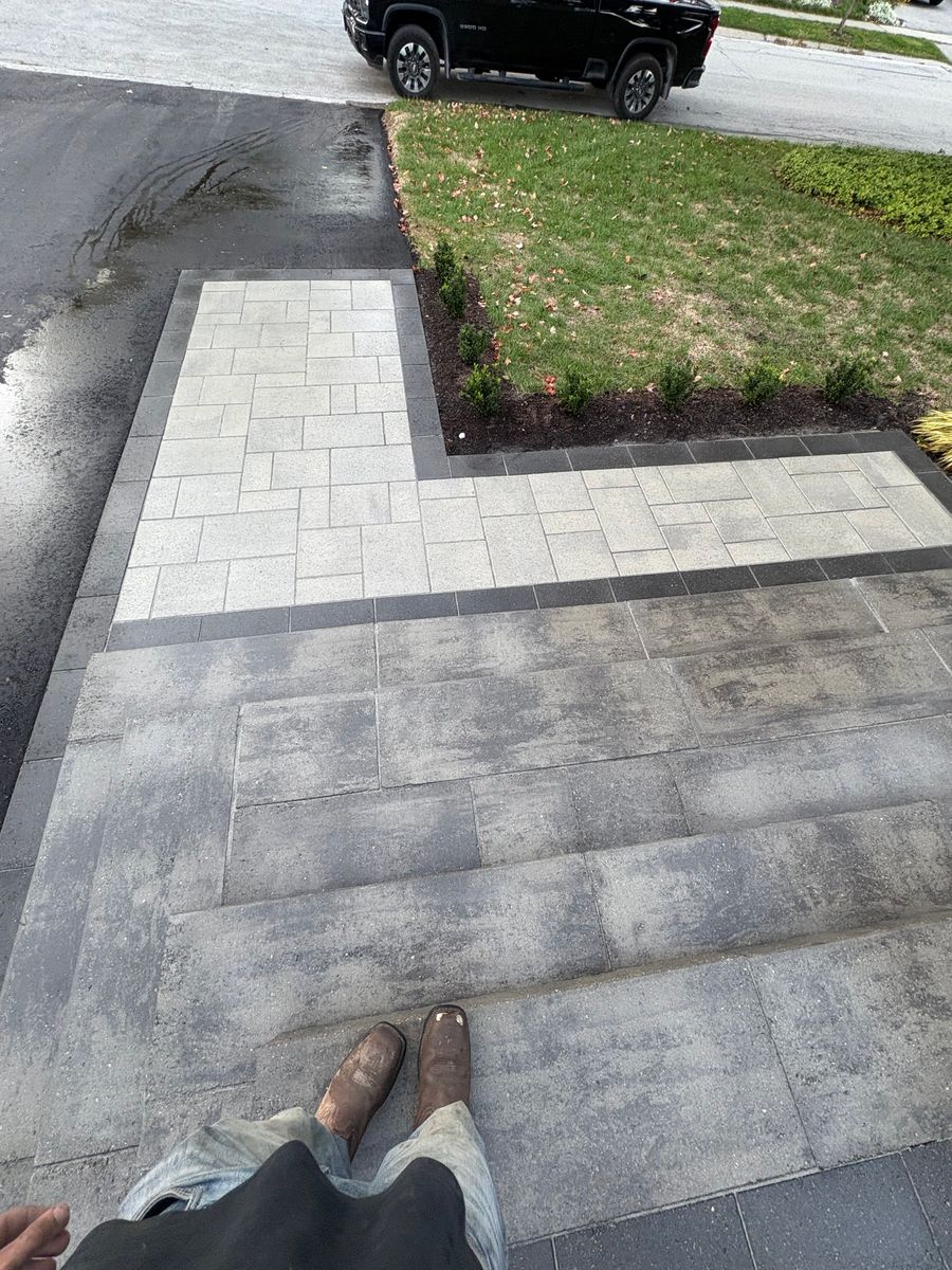 Interlock Pressure Washing & Re-Sanding for Pure Pavers Restoration in Burlington, ON