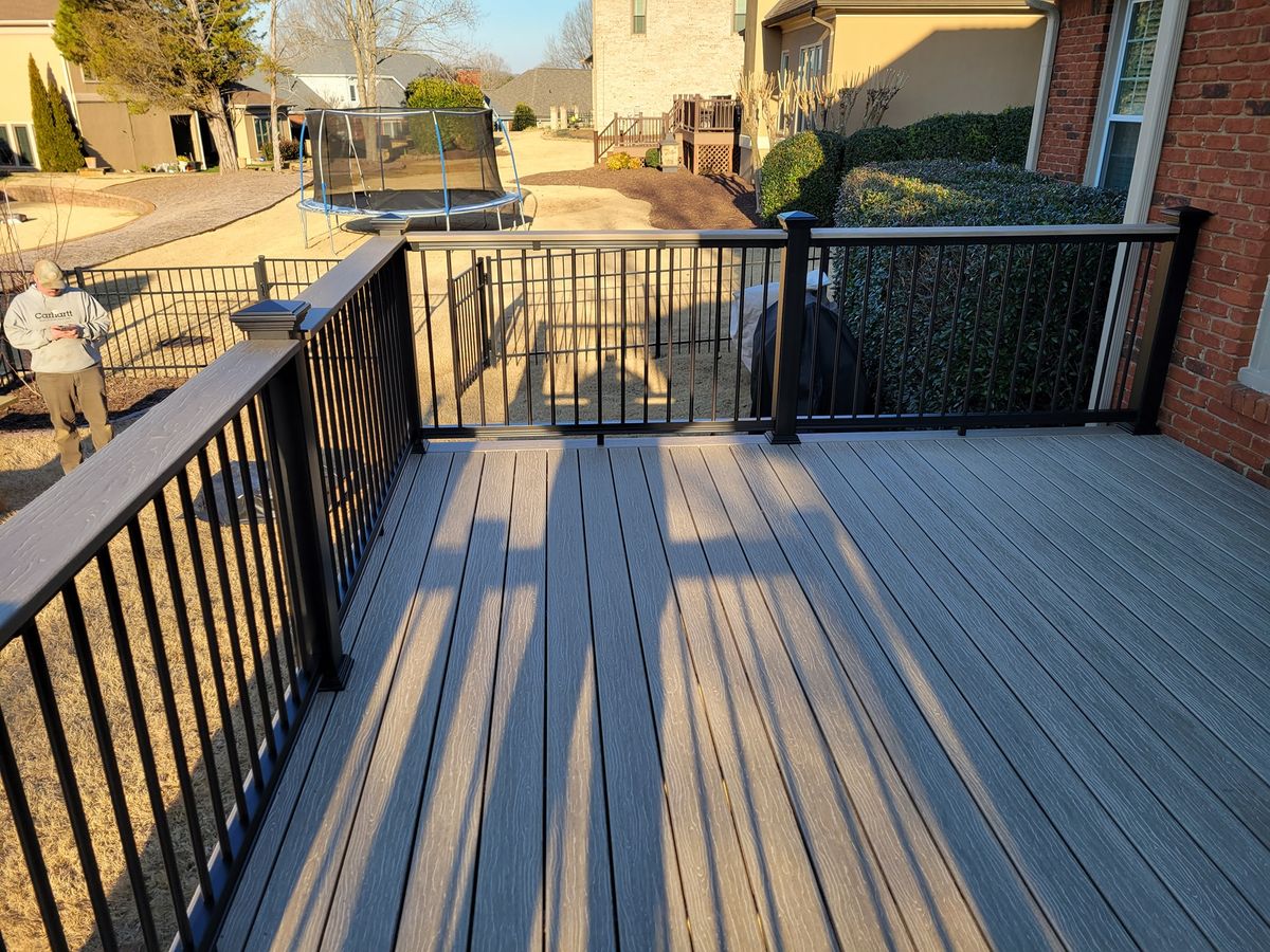 Deck & Patio Installation for T. Owen Henshaw Construction in Chattanooga, TN