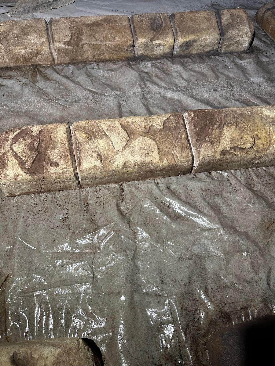 Stamped Concrete Installations for Texas Curb N Borders in Houston, TX