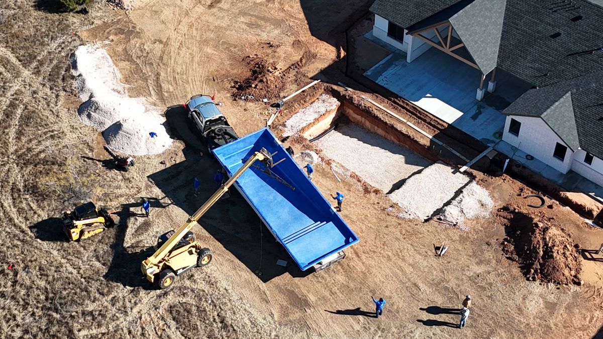 Custom Pool Construction for Cole Landscaping & Pools, LLC in Amarillo, TX