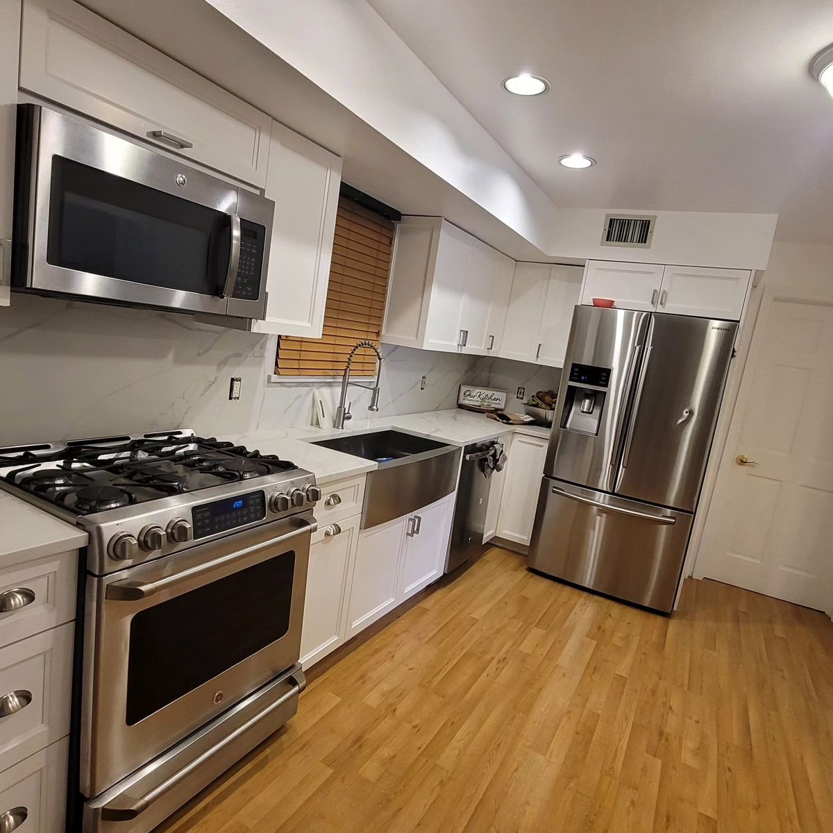 Kitchen Renovation for Prestigious Custom Cabinets  in Lindenhurst,  NY