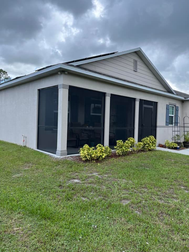 Front/Back Porches for WIP Hurricane Protection and Screening in Palm Bay, FL