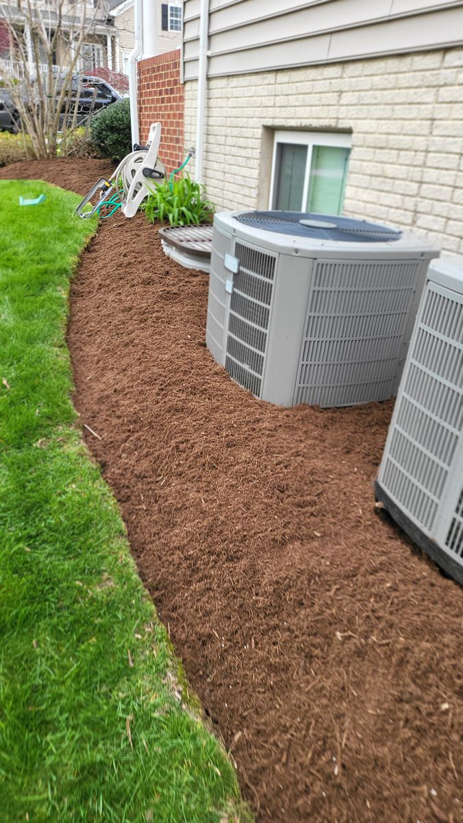 Landscape Design: Mulching for Sam I AM Property Solutions in Sunderland, MD