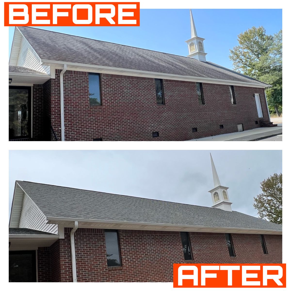 Roof Cleaning for FunderFlow Commercial and Residential Pressure Washing Inc in Tupelo, MS