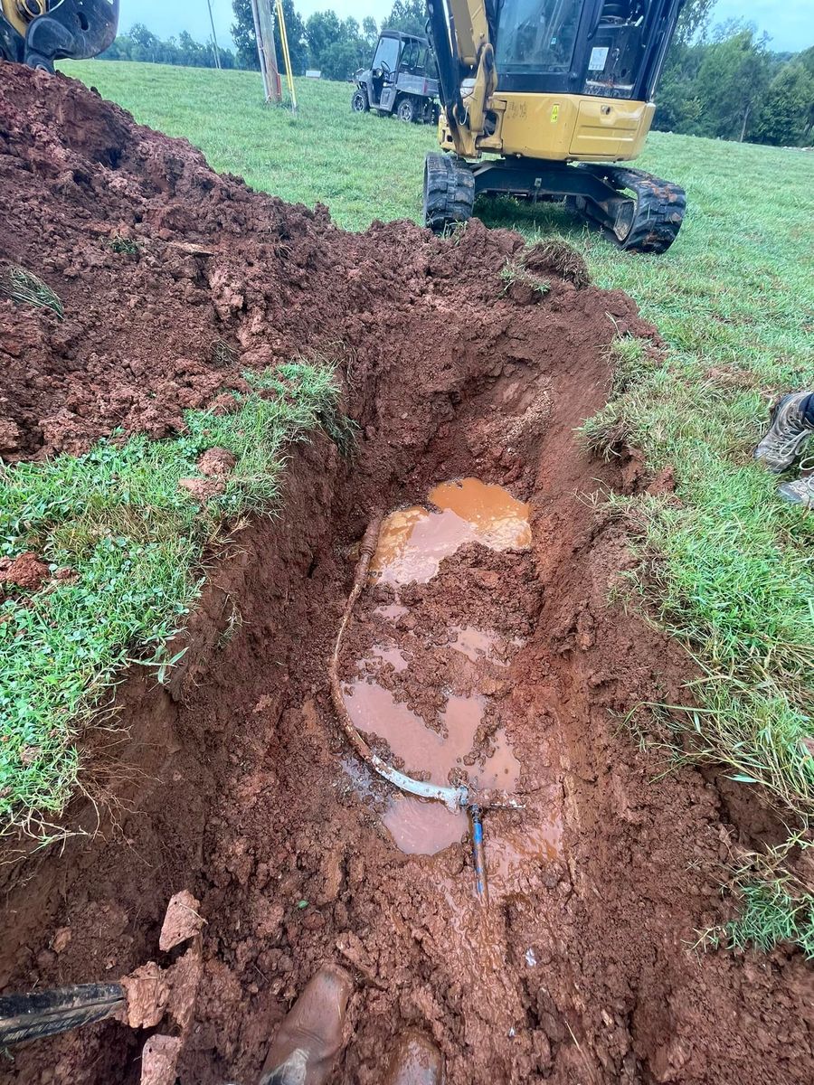 Trenching for Strange Excavating & Utilities in Lenoir City, TN