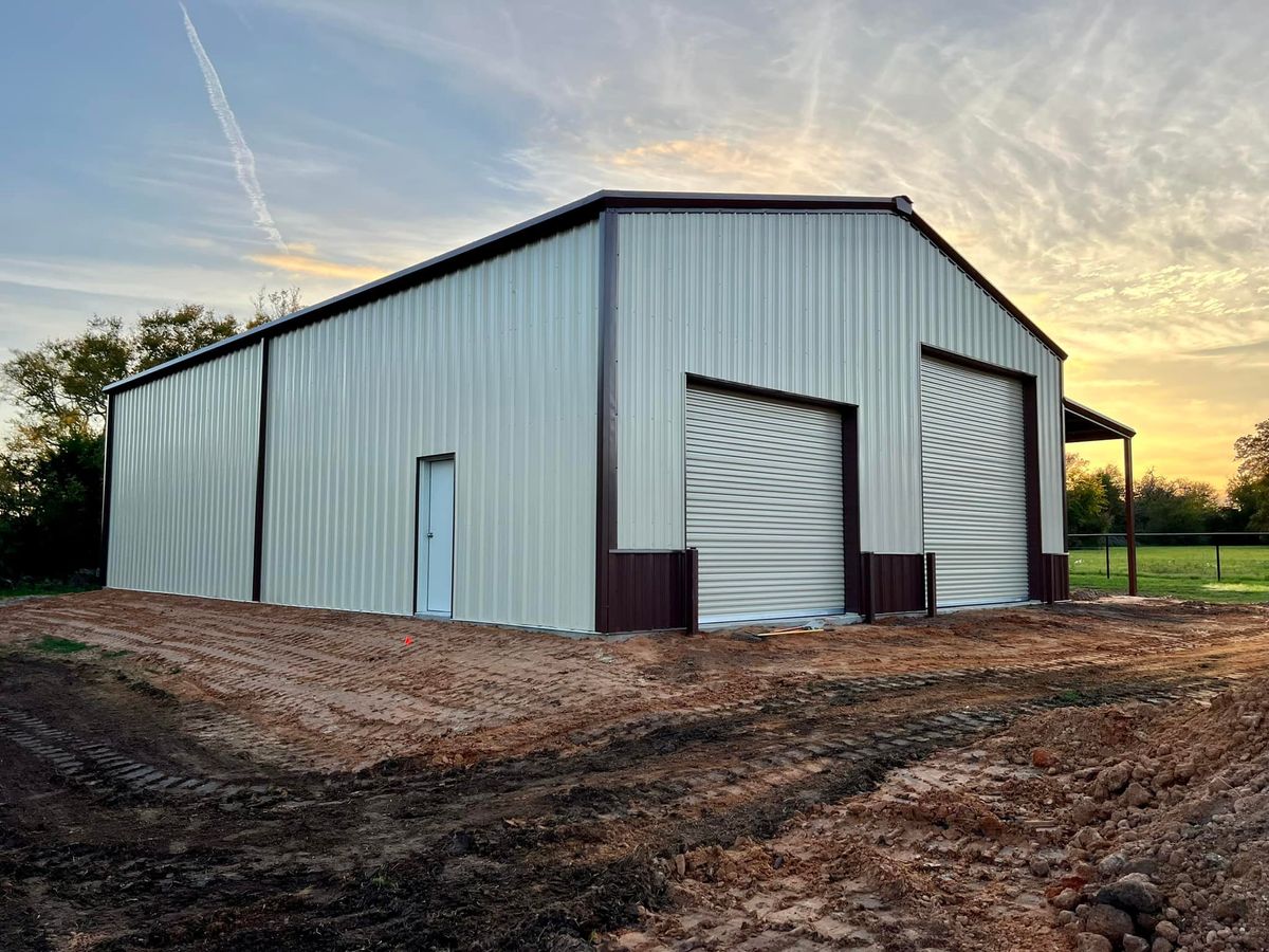 Shops and Metal Buildings for Barber Metal Fabrication and Construction LLC in Huntsville, TX