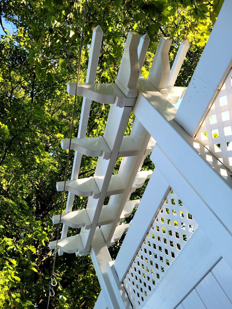 Gate Pergola for Azorean Fence in Peabody, MA