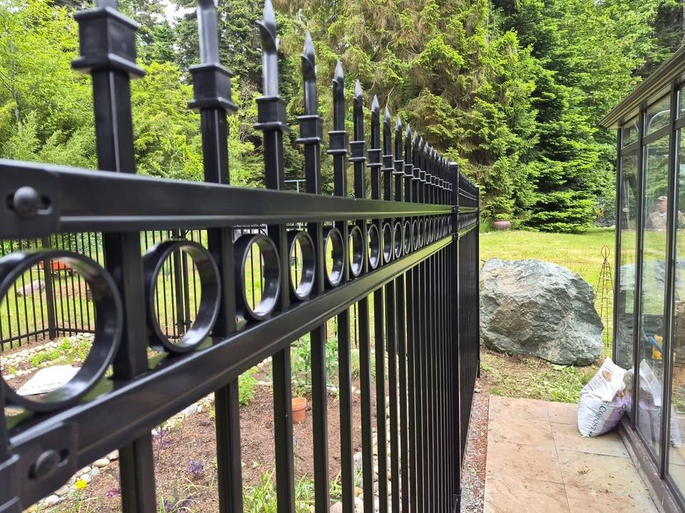 Iron Fencing for McBride and Sons Fence in Camano, WA