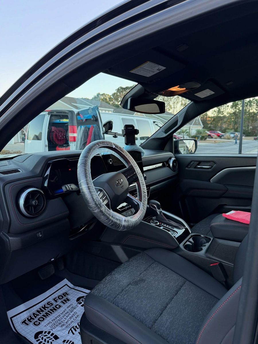 Interior Package for Relentless Shine Mobile Detailing in Calabash, NC