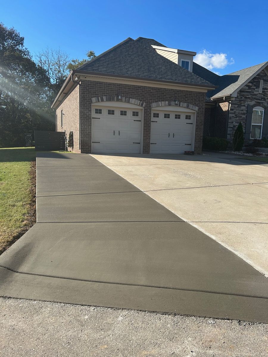 Driveway Extensions for Premier Concrete Scapes in Murfreesboro, TN
