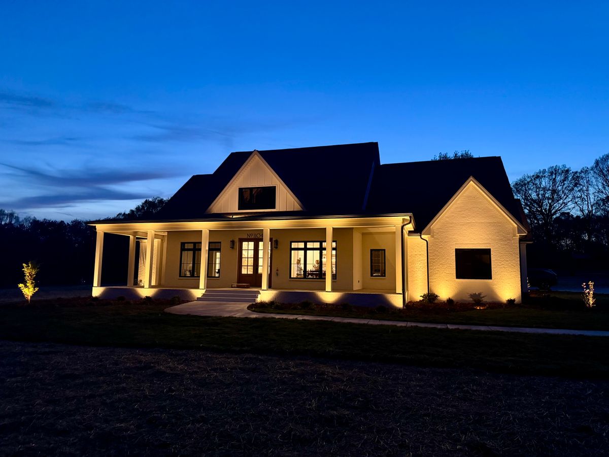 Outdoor Lighting Design and Installation for Malboeuf Landscaping, Inc in Kernersville, NC