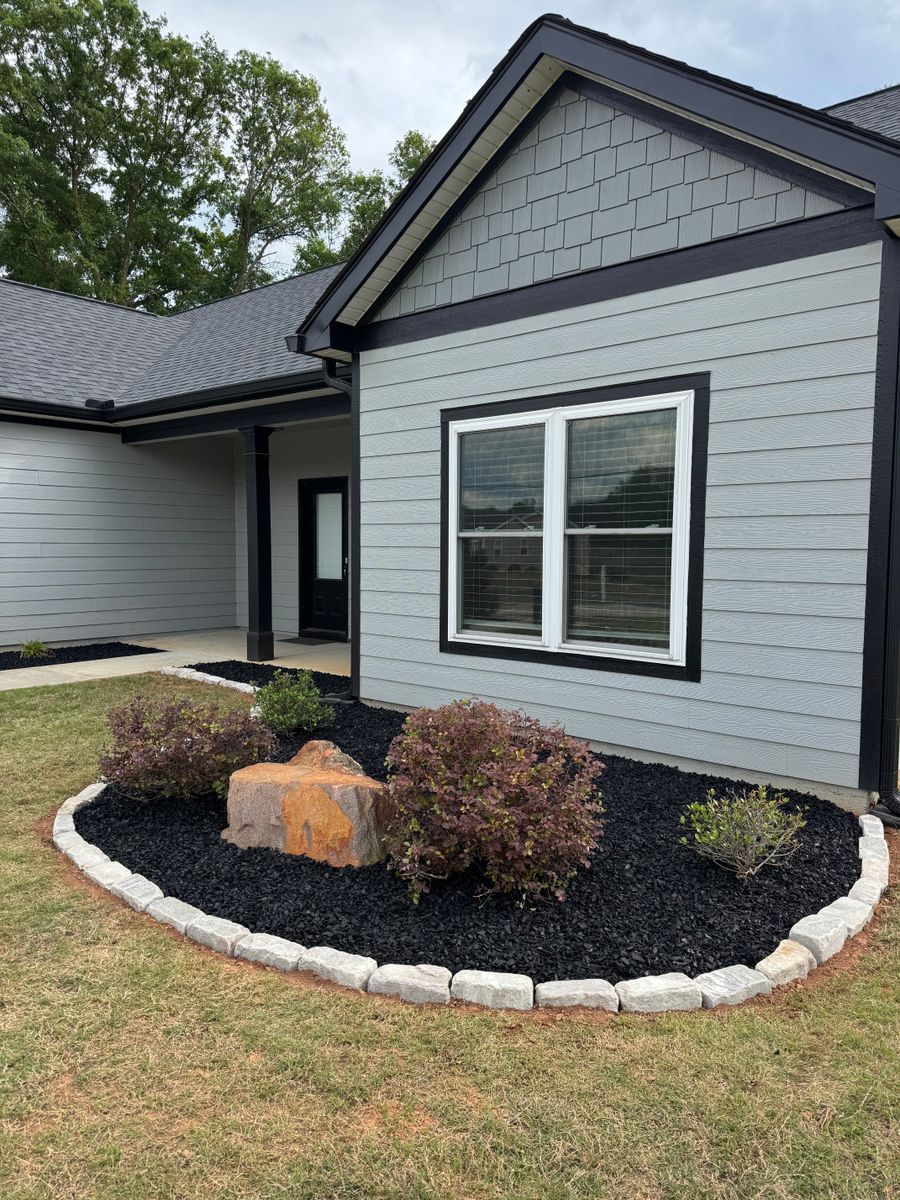 Landscape Installation for Peach State Landscaping in Hartwell, GA