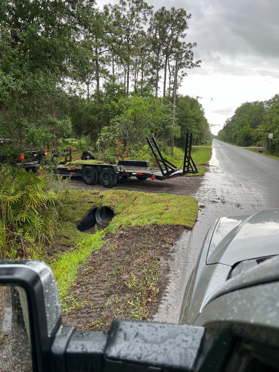 Culvert install for C & S Grading in Saint Cloud, FL