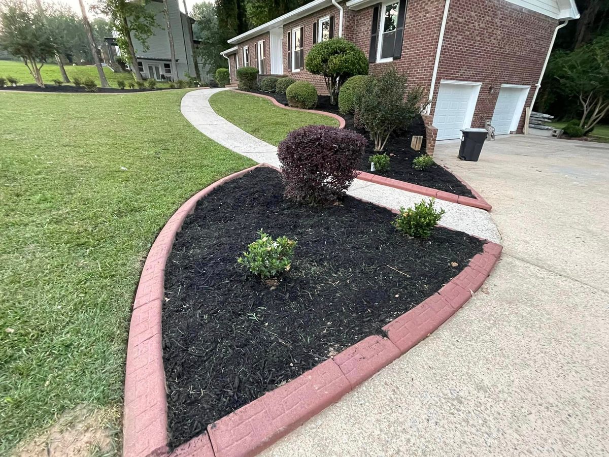 Mulch Installation for Worsham Landscaping and Pressure Washing LLC in Social Circle, GA