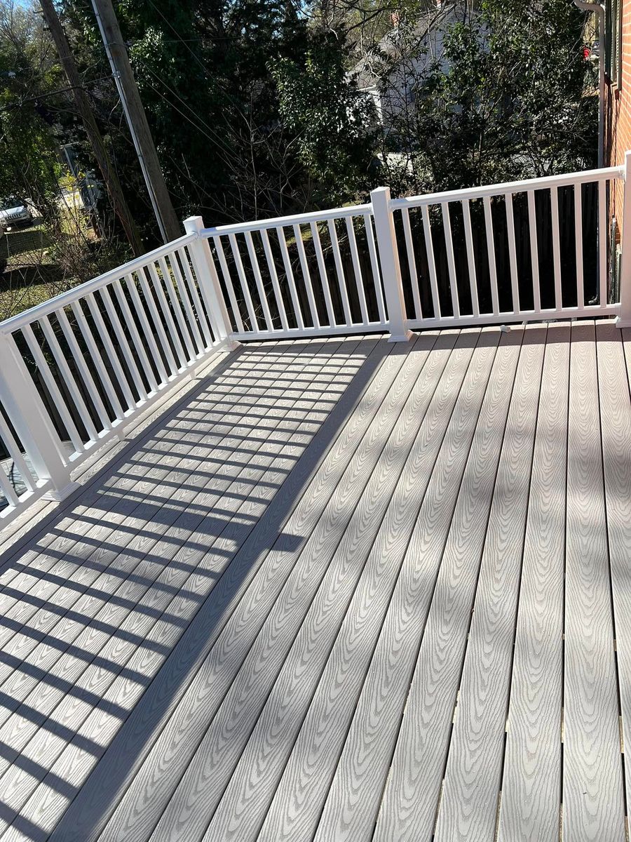 Deck Construction for Palmetto Fence in Greenville, SC