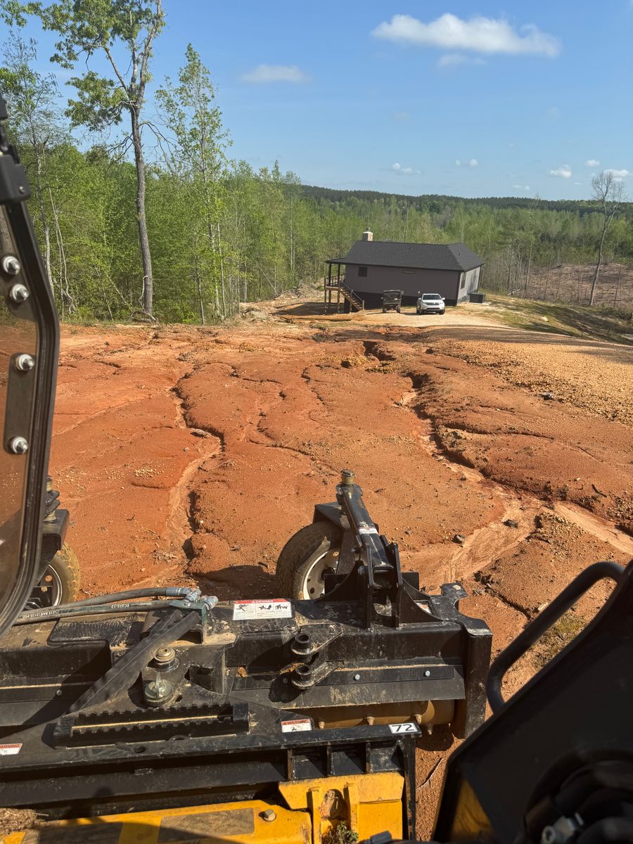 Grading for Simmons land works in Sardis,, TN