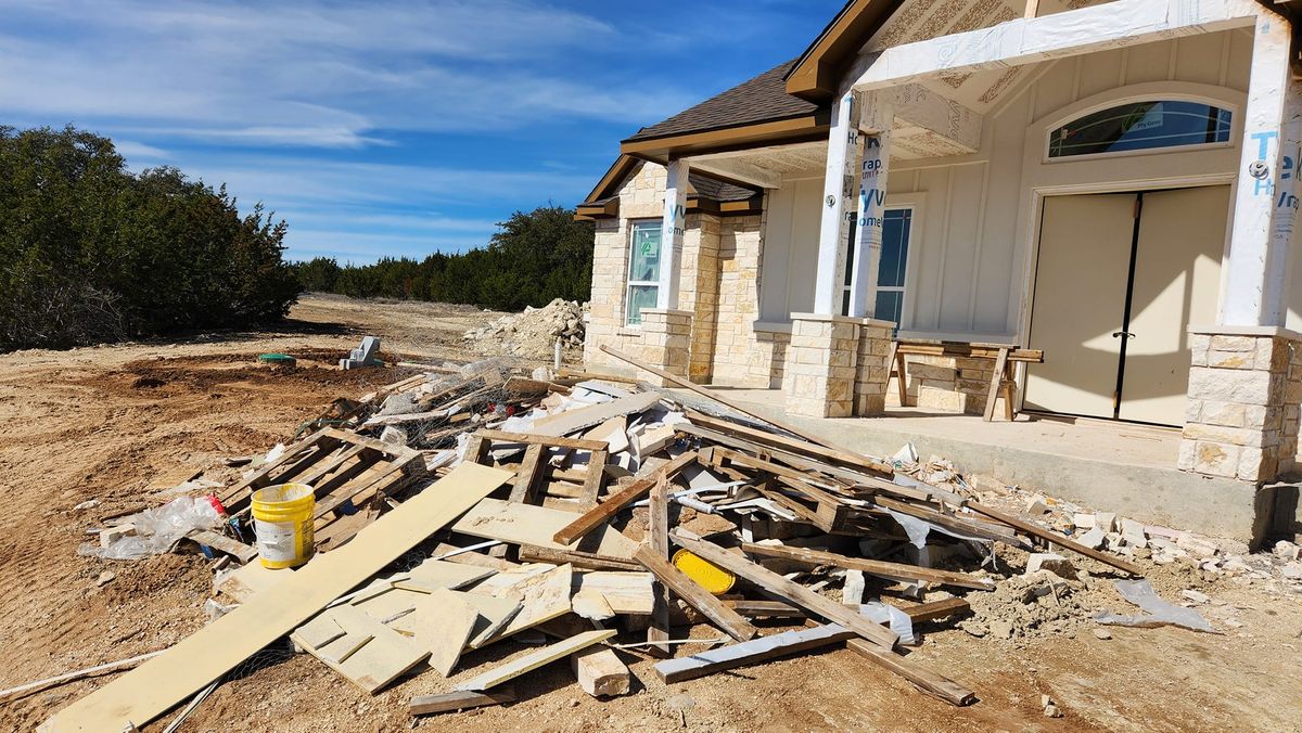 Demolition for Bison Creek Construction in New Braunfels, TX