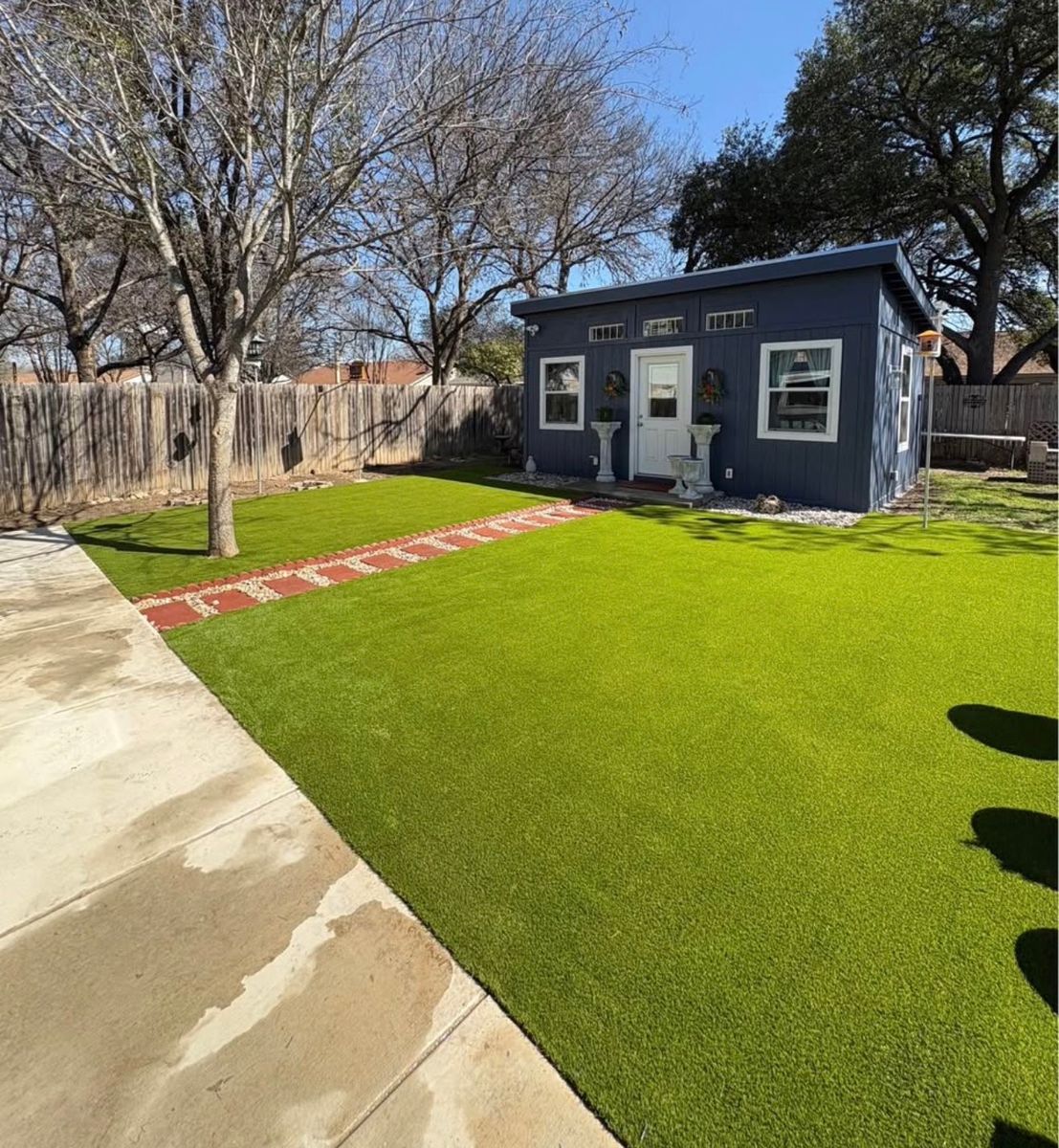 Turf Installation for Creative Edge Co. in San Antonio, TX