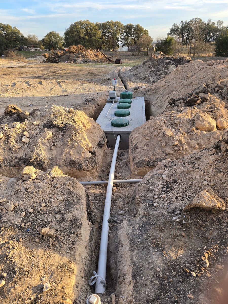Excavation for Evant Backhoe & Construction in Evant, TX