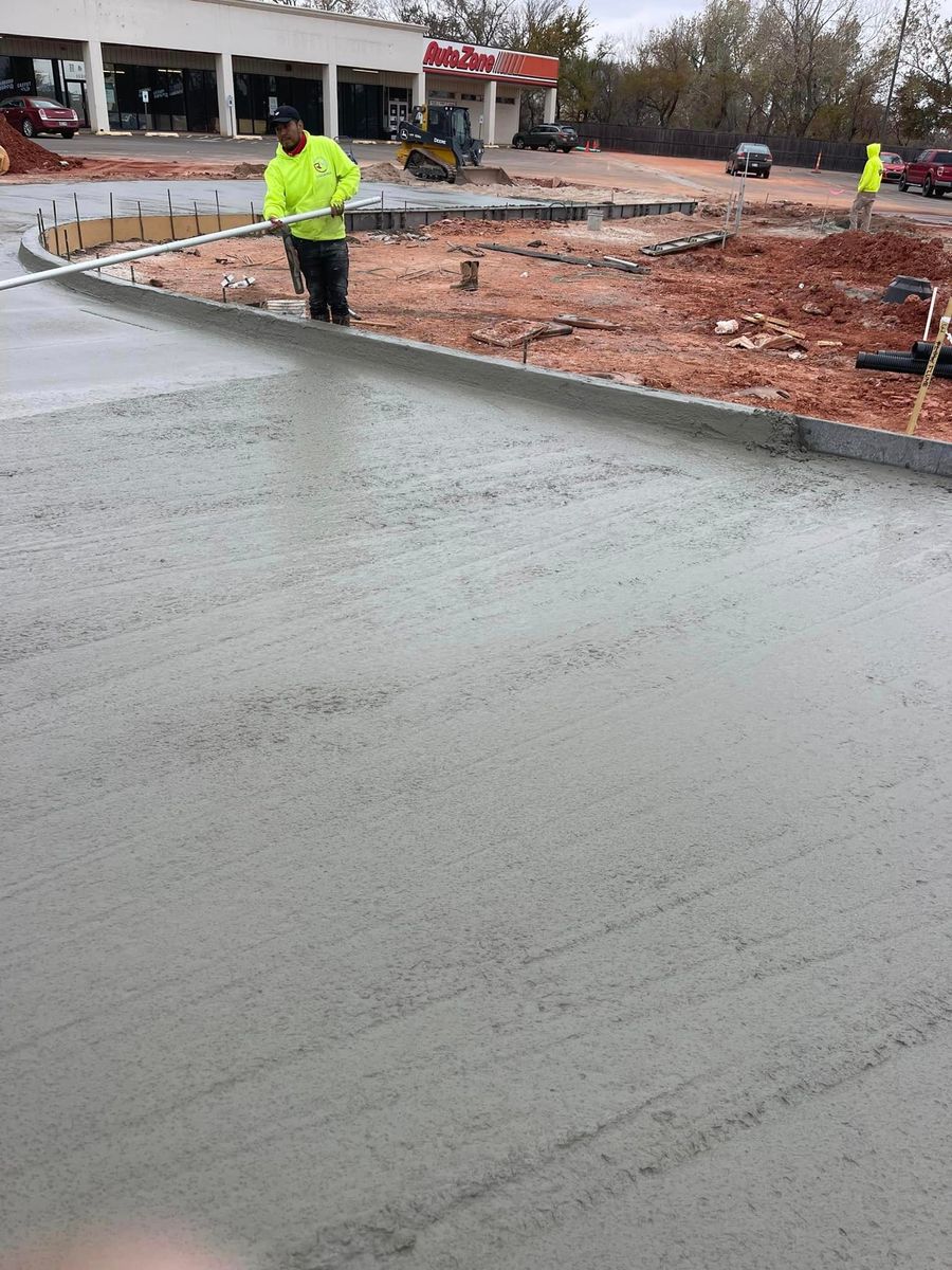 Commercial Concrete Services for RM Concrete Construction,LLC. in Norman, , OK