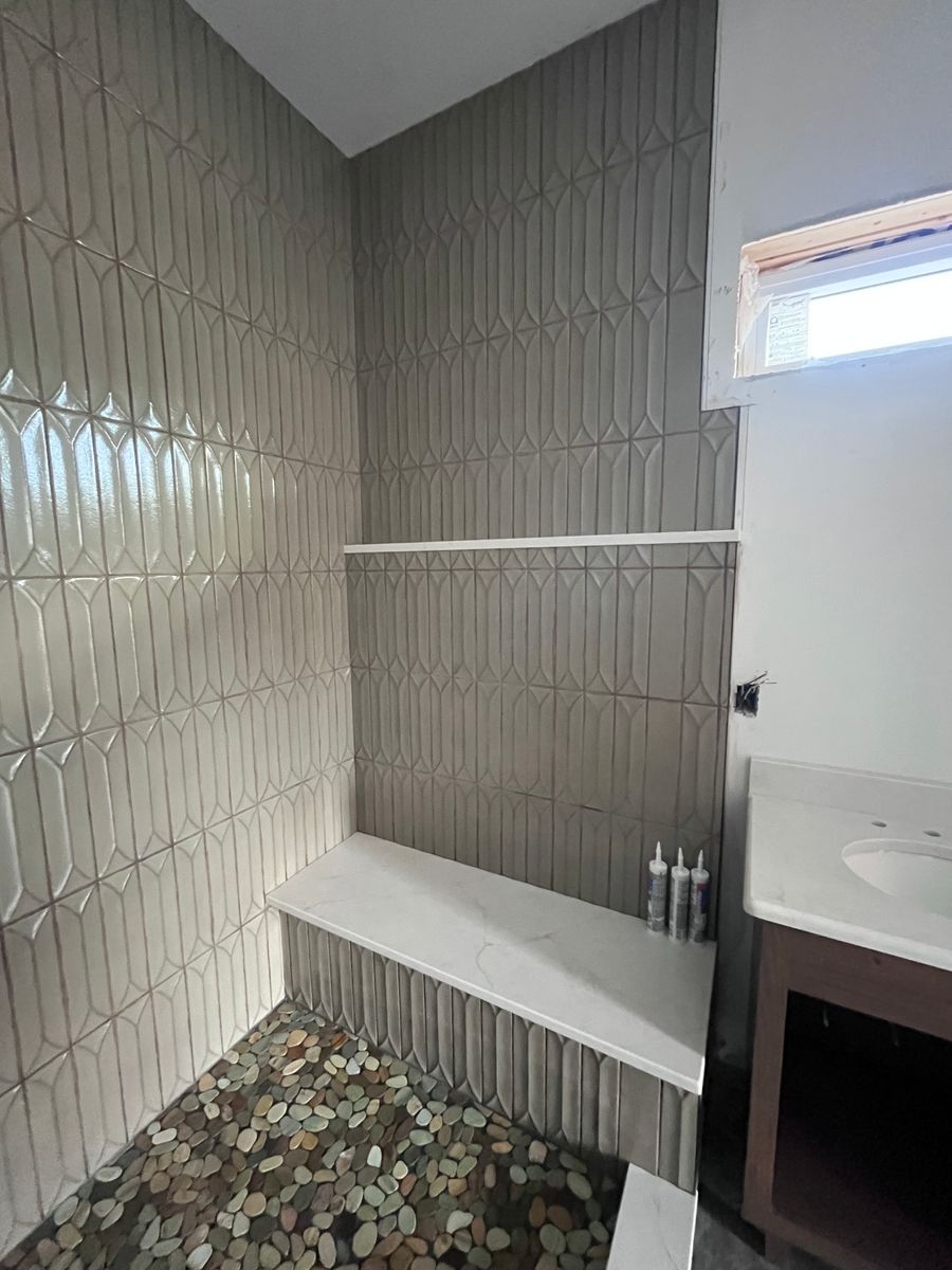 Custom tile work for RAL Construction LLC in Lee County, AL