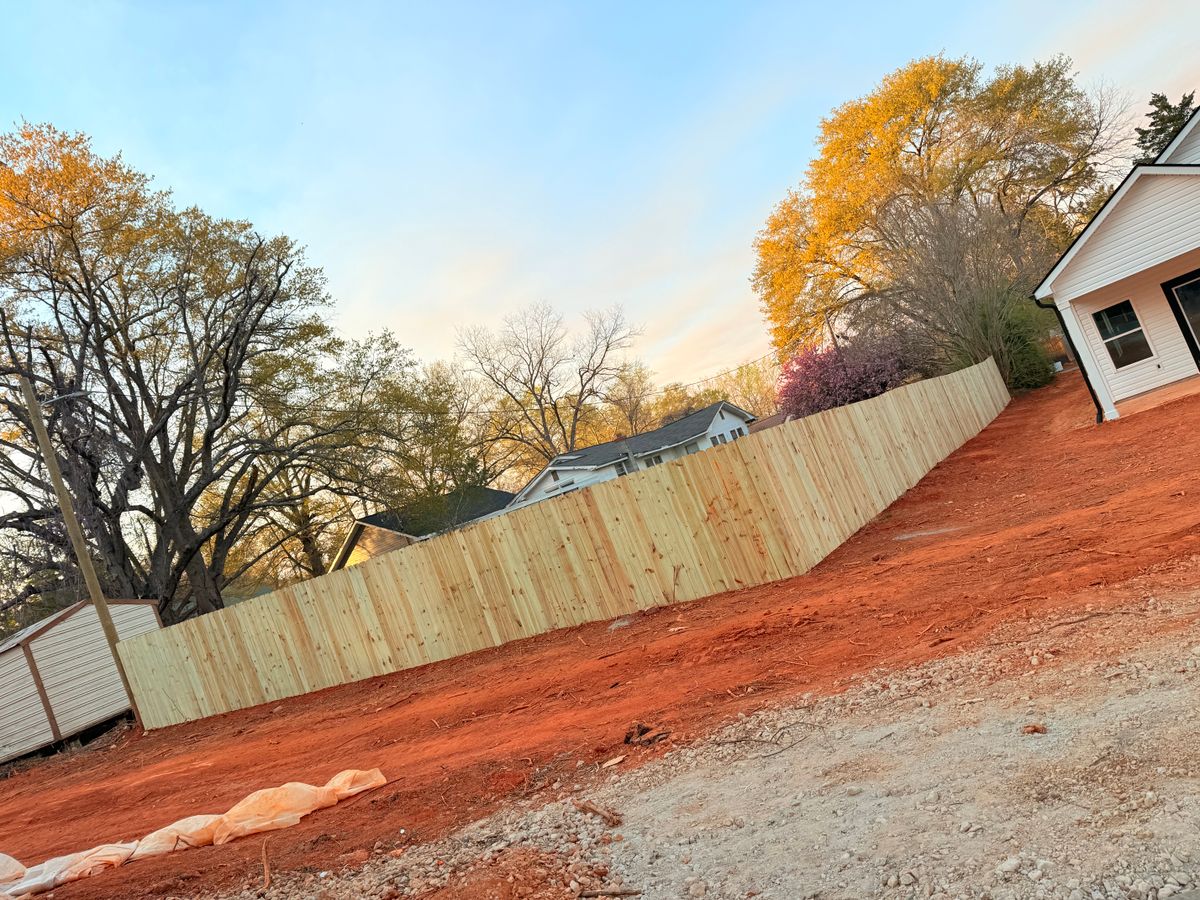 privacy fence for Rainman Pro Irrigation and Landscape LLC in Rock Hill, SC