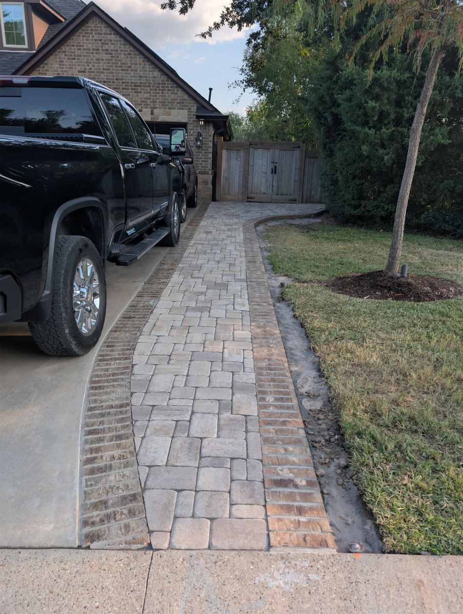 Hardscape Installation for Brazos Valley Greenscapes in College Station, TX
