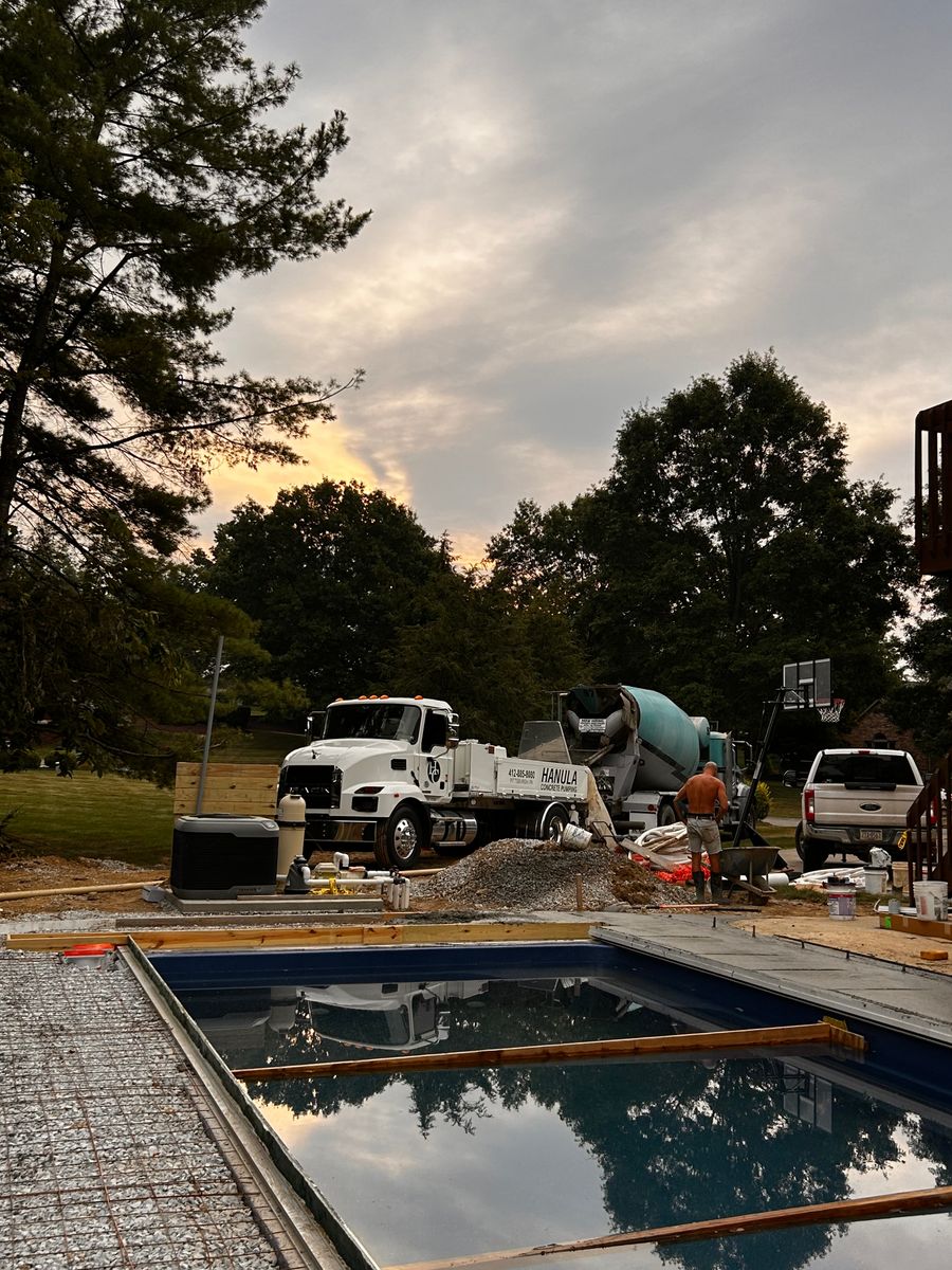 Poured Concrete Walls for Hanula Concrete Pumping in Pittsburgh, PA