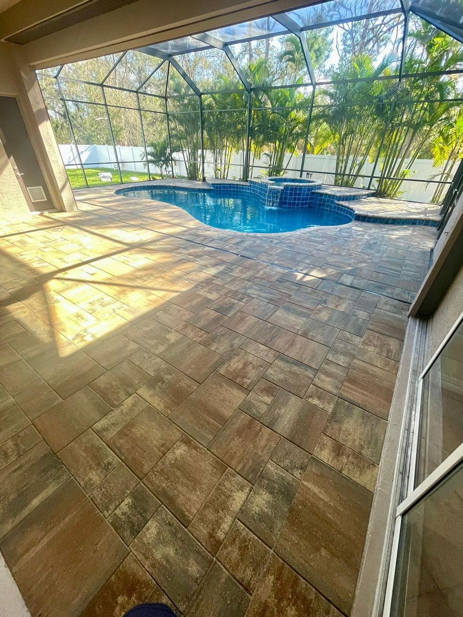 Paver Patios and Walkways for DelliQuadri Landscapes LLC in North Port, FL