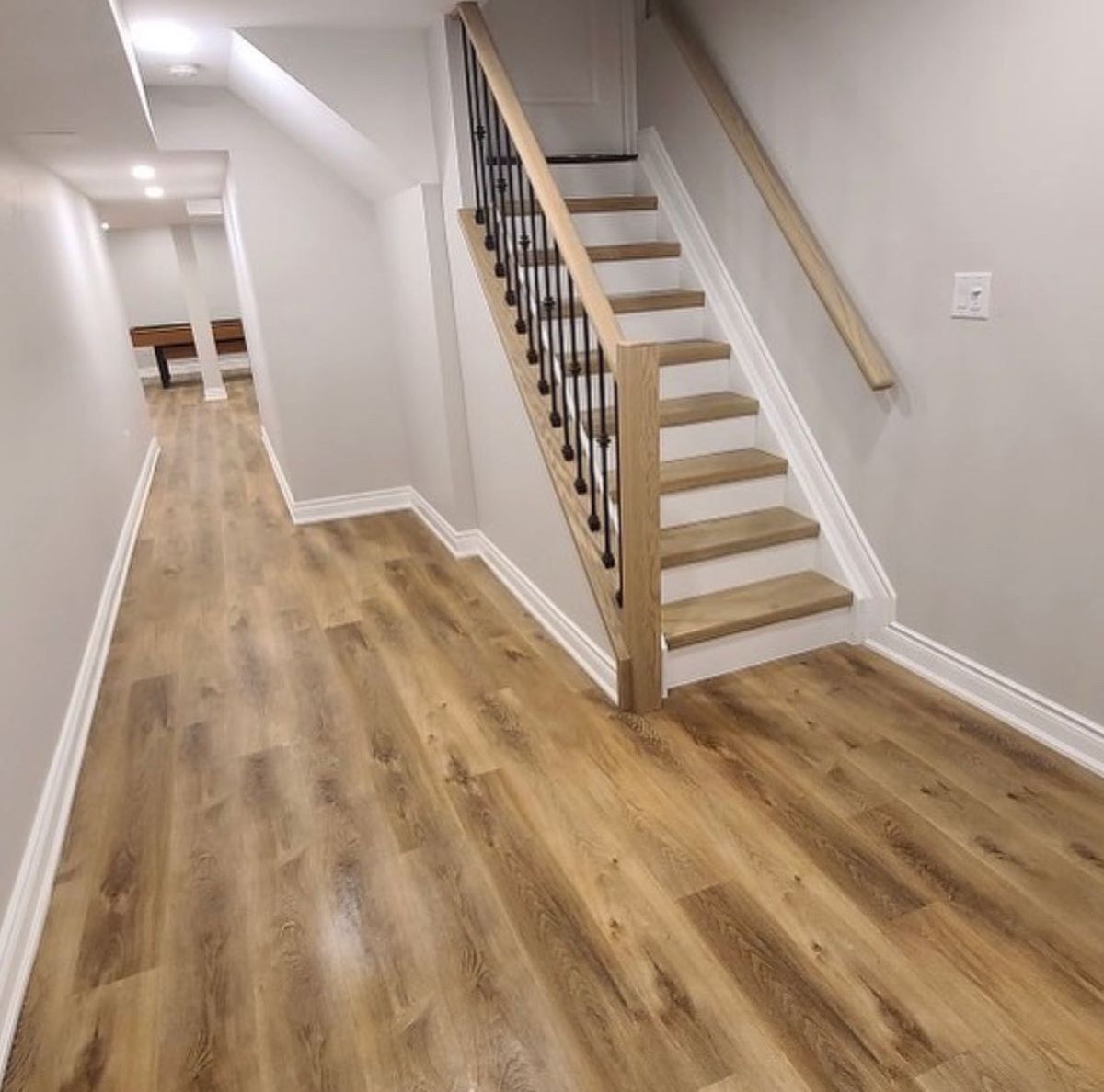 Stairs installation & handrails for Alpha Flooring & Painting Services. in Centennial, CO