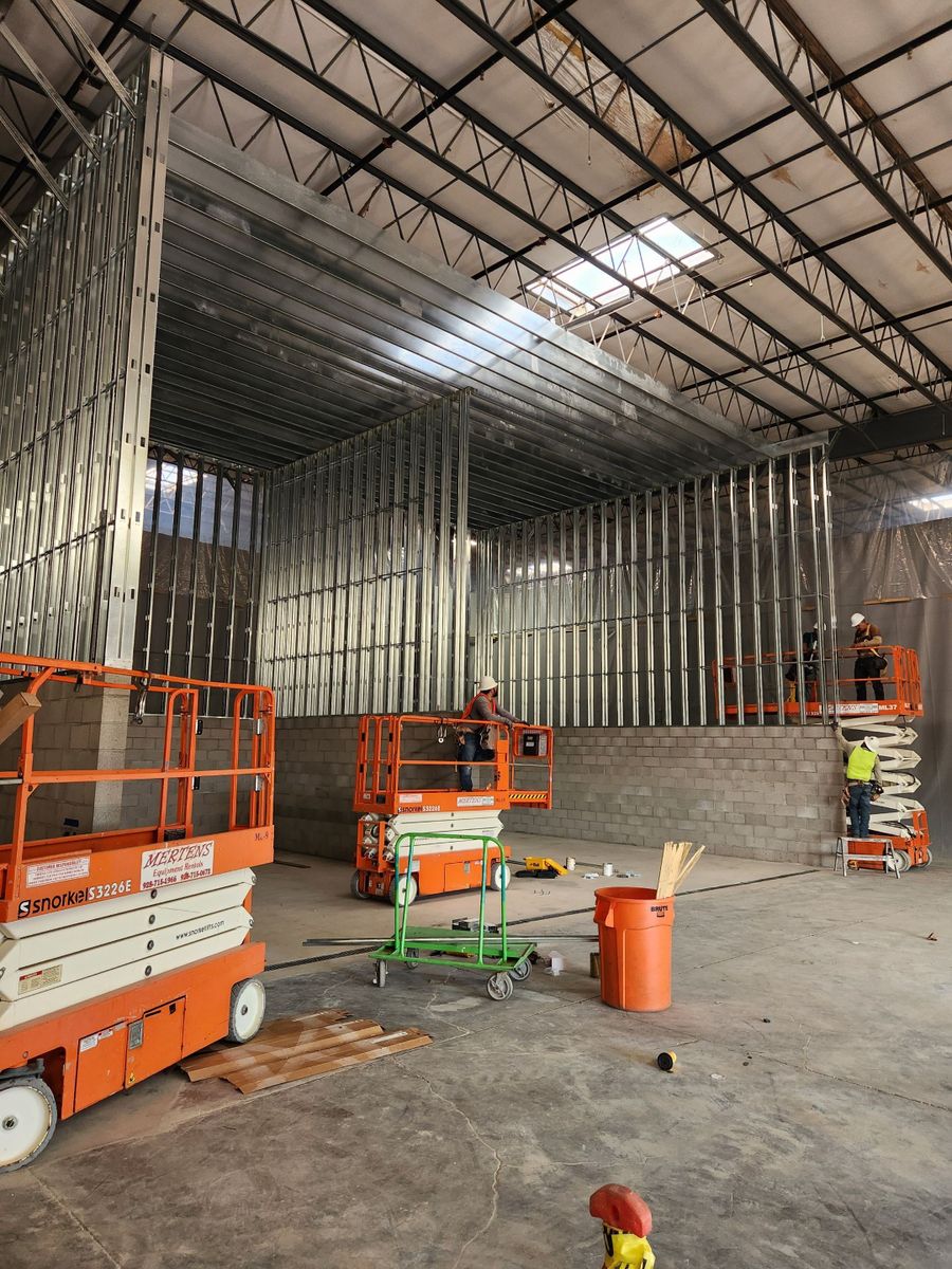 Framing for Ant Farm Construction in Kingman, AZ