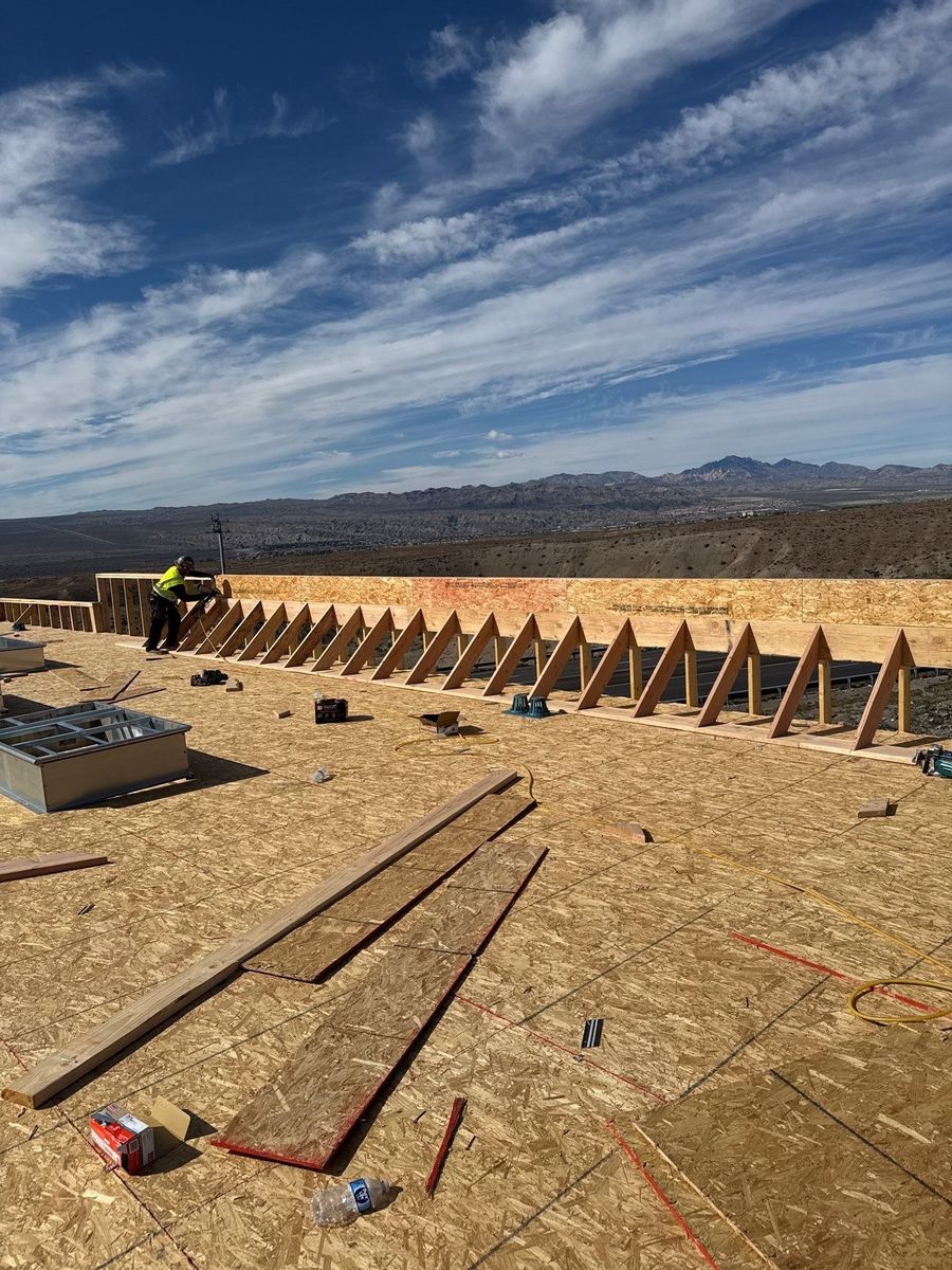 Framing for Ant Farm Construction in Kingman, AZ