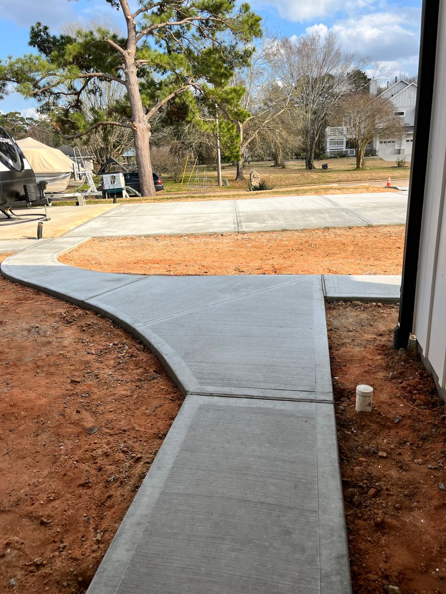 Flatwork for BigTex Concrete Construction in Houston, TX