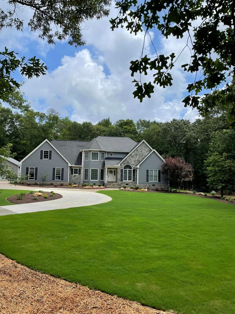 Landscape Installation for Peach State Landscaping in Hartwell, GA