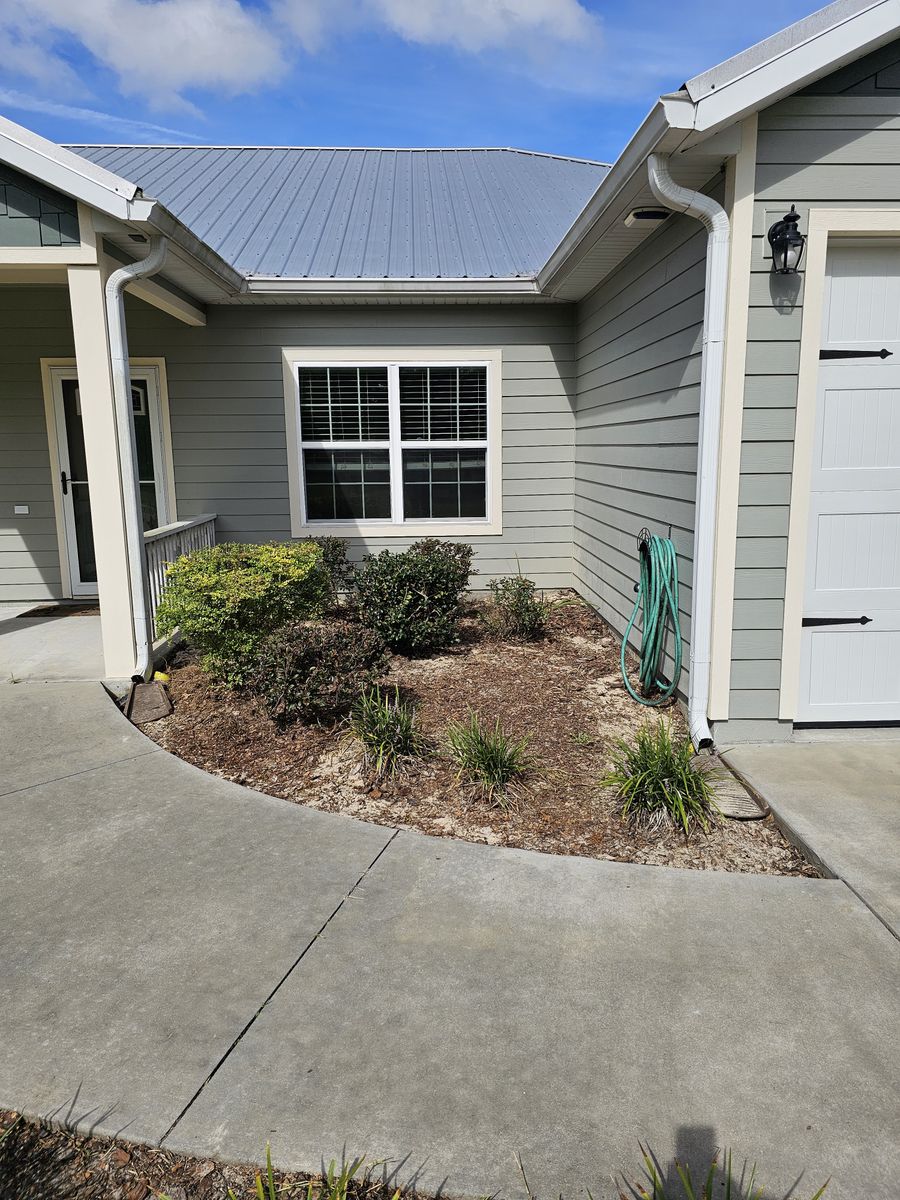Mulch Installation for Deeper Roots Landscape in High Springs, FL