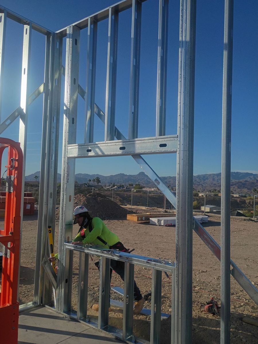 Framing for Ant Farm Construction in Kingman, AZ