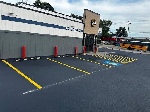 Parking Lot Striping for Straight Line Striping in Little Rock, AR