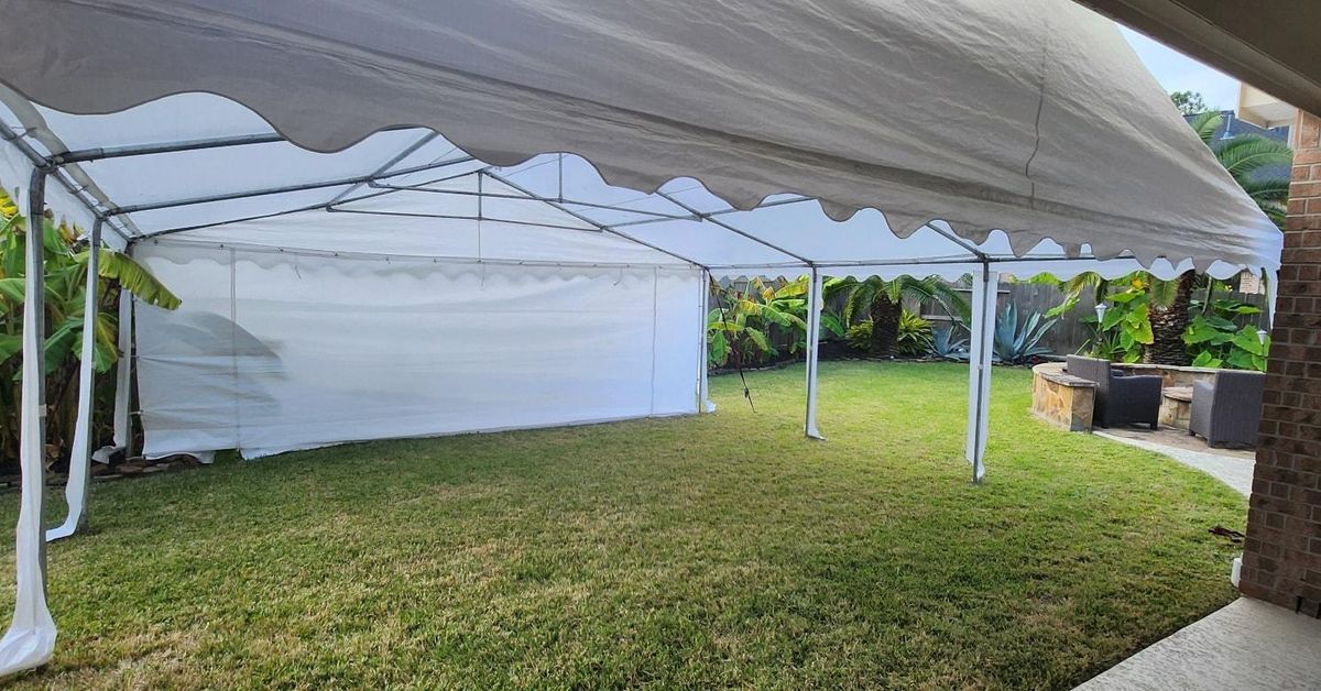 High Peak Commercal Tent Rentals for S&B Magic Rentals, LLC in Houston, TX