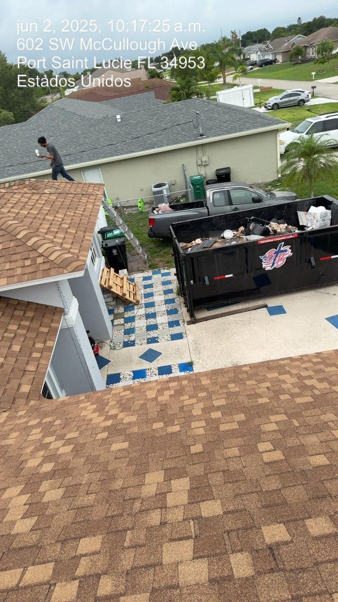Roof Replacement for Ridgecap Roofing in Port St. Lucie, FL
