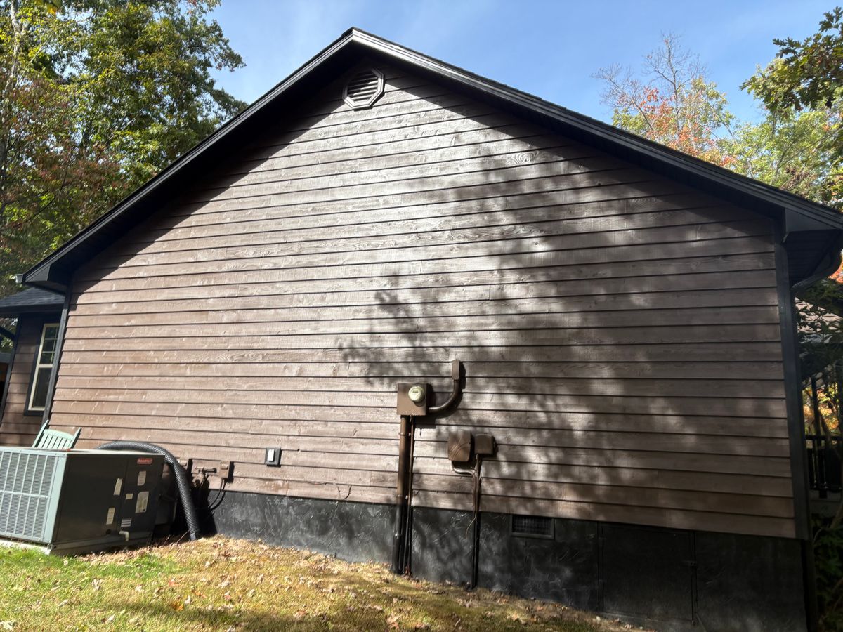Log Home Staining for NXT Generation Painting in Cookeville, TN