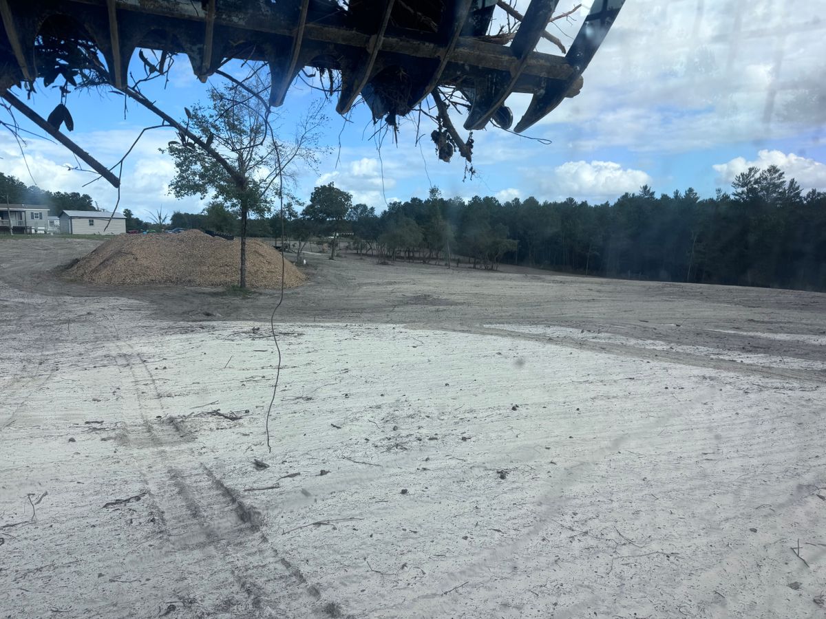 Land Clearing for CJ Dirtwork in Crescent City, FL