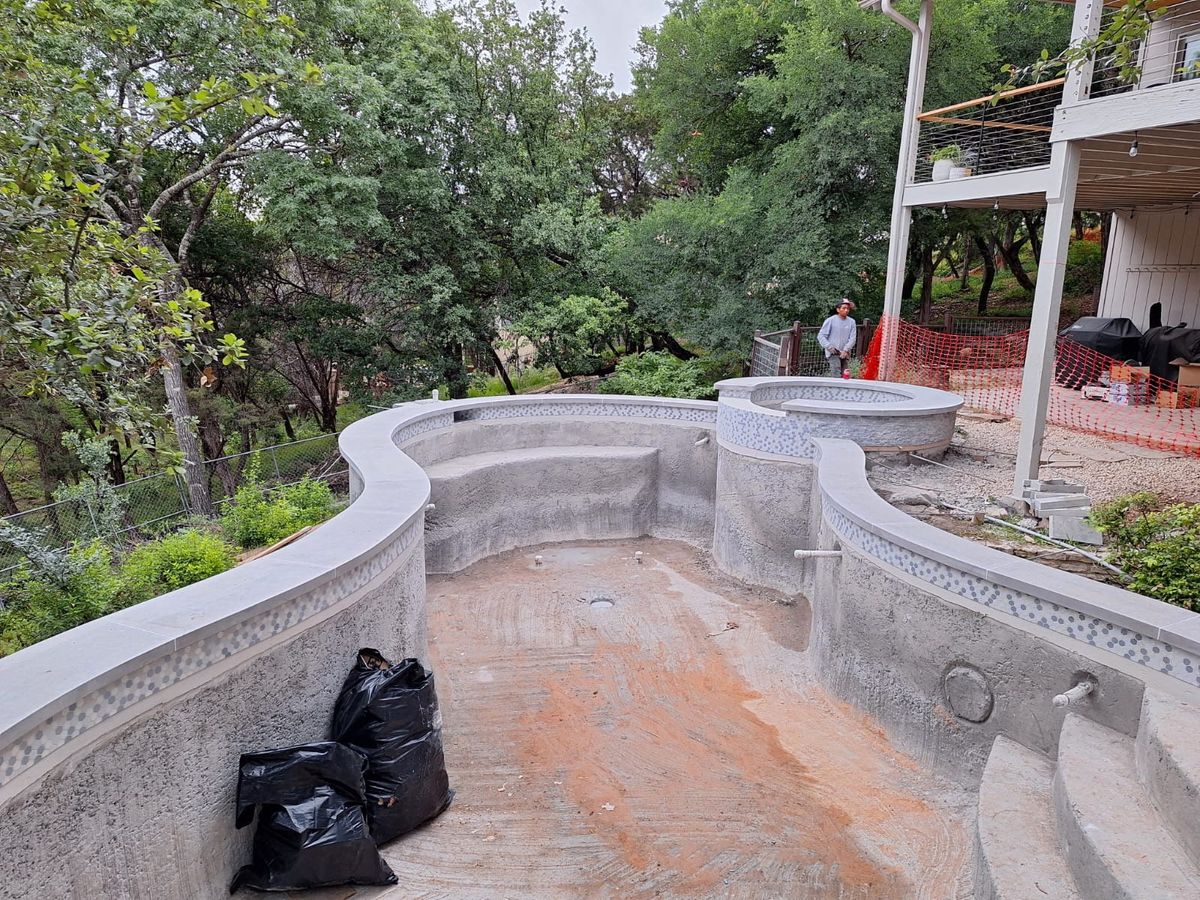 Pool Repair and Build for Master Construction Services in Porter Heights, TX