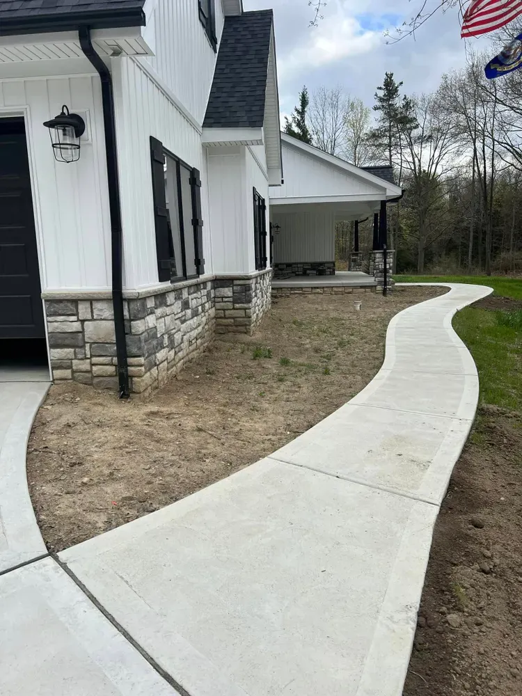 Concrete Services for Brogan's Landscape Construction in Oxford,, MI