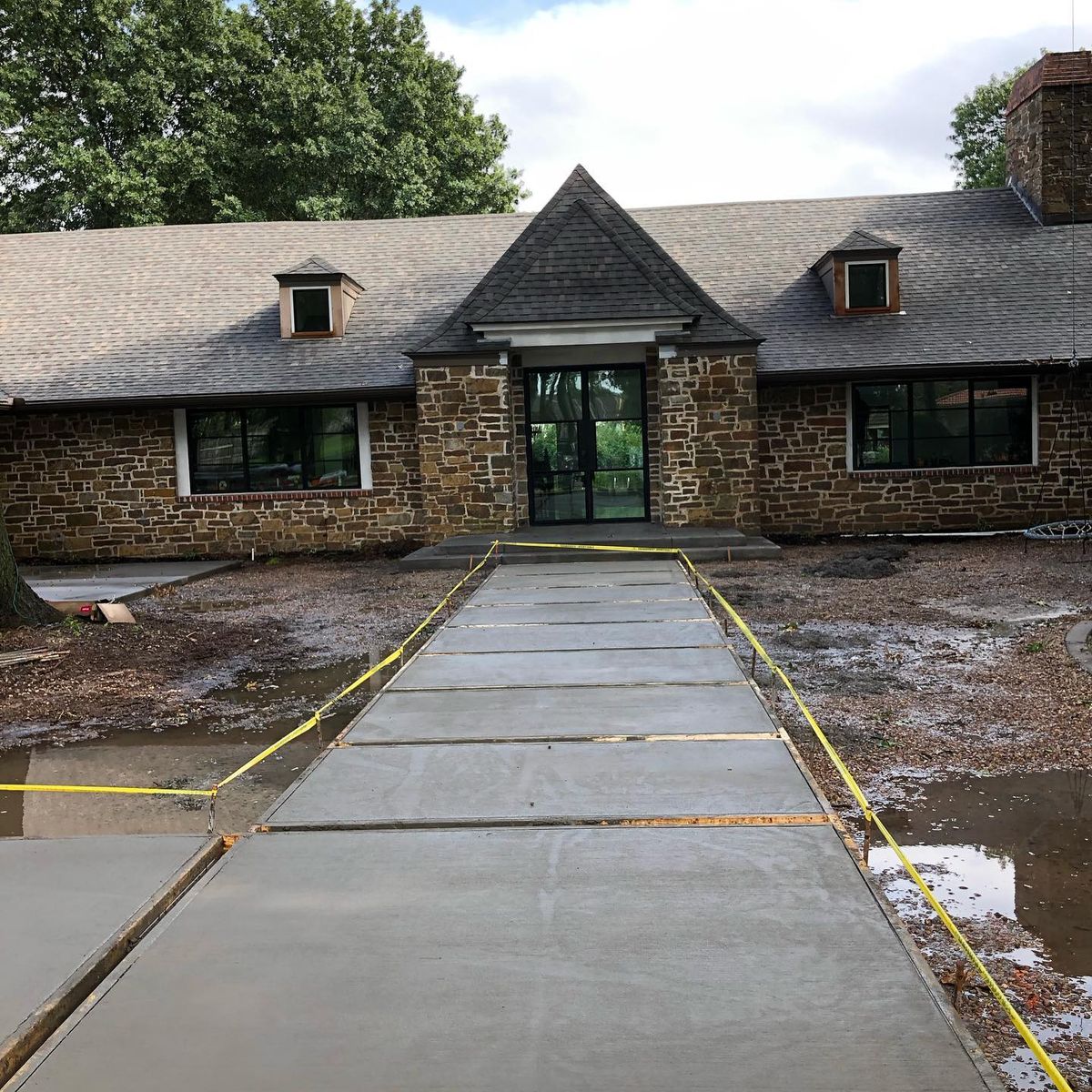 Driveway Construction for Sol Co in Tulsa, OK