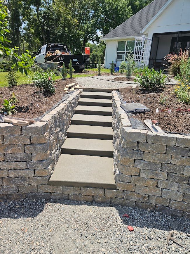 Retaining Wall Construction for Clark Masonry in Lake County, FL